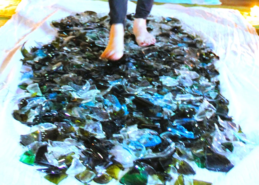 glass walking